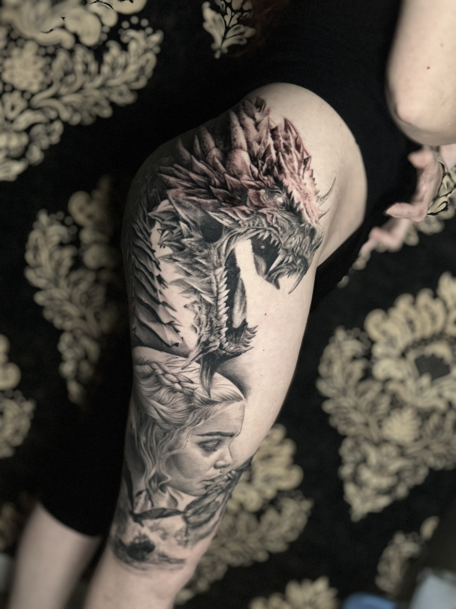 Black & gray realism — lavoro 7, Carlitos Junior Ink Roma